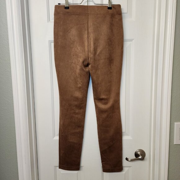 Max Studio Brown Faux Suede Legging Size‎ S - Picture 3 of 5